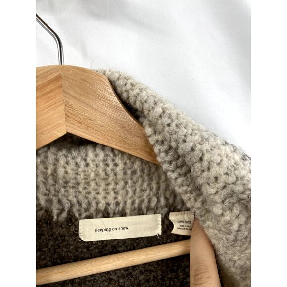 Anthropologie sleeping on snow Oversized Cocoon Cardigan - Picture 4 of 7